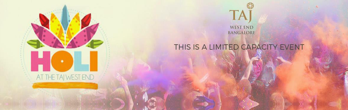 Book Online Tickets for Holi Festival at Taj West End, Bengaluru. Bangalore\'s favourite Holi festival&nbsp;is back and better - Holi 2017 at the most plush venue in town, Taj West End, Bangalore.
As always, we go with classy, with the biggest sound and production, Rain Dance Setup, Organic colours, CO2 Canons, Mas