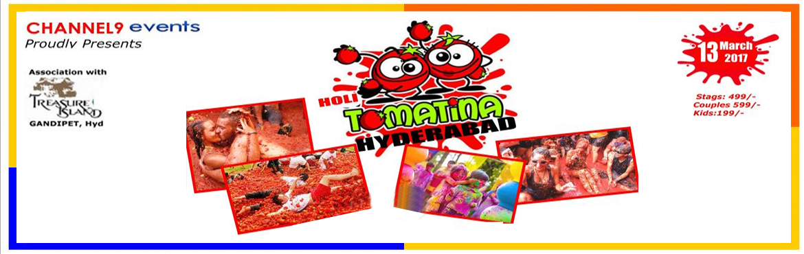 Book Online Tickets for Holi La-Tamatina @ Hyd, Hyderabad. Spain\'s Biggest & Popular Event PARTY now in Hyderabad.
The main aim behind throwing tomatoes at people is purely for fun and getting everyone together in the huge tomato fight! Tomatina is a Spain\'s Biggest cultural event!&nbsp; We bring togat