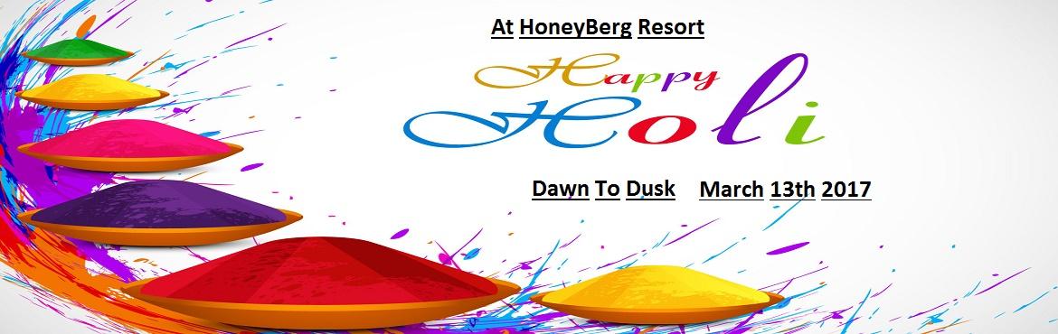 Book Online Tickets for Holi 2017 Dawn to Dusk at HoneyBerg Reso, Hyderabad. Holi 2017 Dawn to Dusk at HoneyBerg Resort
Holi 2017 presented by Suchirindia Papyrus Port Resort is the most happening event in Hyderabad. Holi in rain dance with DJ music loads of fun, music and masti. Celebrate with your friends and family, and do
