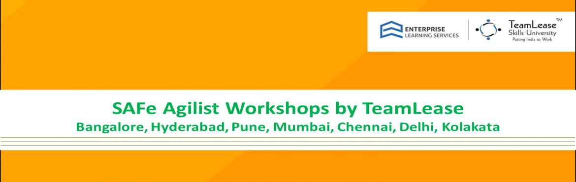 Book Online Tickets for Leading SAFe Agilist Workshop @ Hyderaba, Hyderabad. &nbsp;Course Overview
&nbsp;
The&nbsp;SAFe Agilist (Leading SAFe) certification&nbsp;program is&nbsp;two-day&nbsp;training program which teaches theLean-Agile&nbsp;principles and practices of the&nbsp;Scaled Agile Framework&reg; (SAFe&reg;). You&rsqu