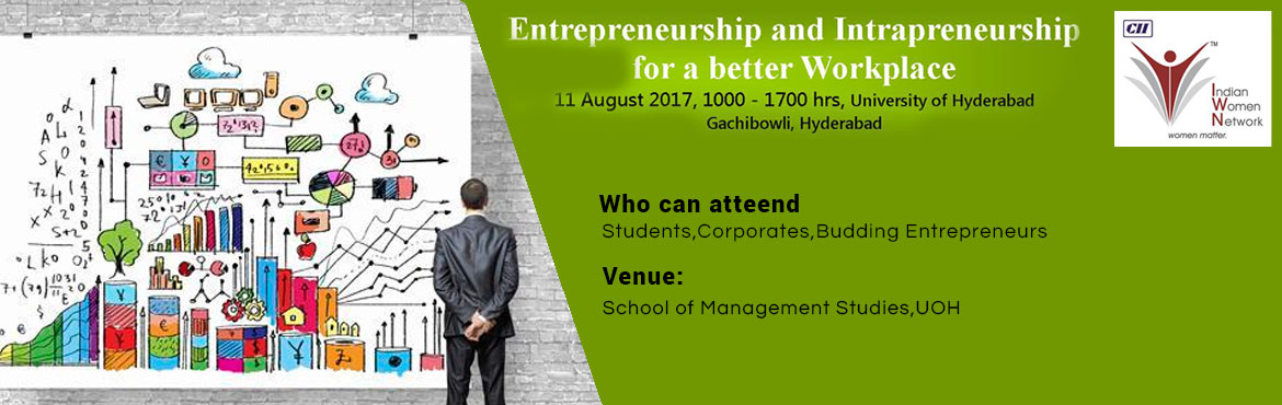 Book Online Tickets for Entrepreneurship and Intrapreneurship fo, Hyderabad.  