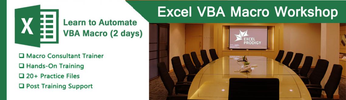 Book Online Tickets for Excel VBA Macro Training for Working Pro, Chennai. Excel VBA Macro Training
Training Date: October 7th& 8th 2017
Timing: 9:30AM - 5:30PM
Location: Excel Prodigy, Valasarawakkam
Training Fee: Rs. 7500
Participants will be served with Lunch & Refreshemnt for Both Days







Introducing th