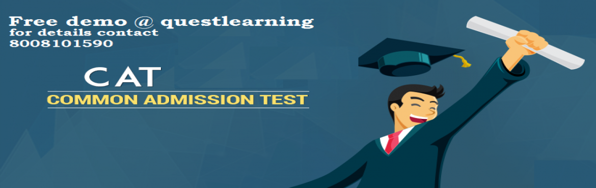 Book Online Tickets for CAT and MBA Entrance Coaching by IIM Alu, Hyderabad.  
Quest Institute of Learning - an IIM alumni initiative brings Common Admisstion Test (CAT) for MBA @ Kondapur.
 
Our complete package for MBA Entrance preparation includes 100 hours of training  + online materials for preparatio