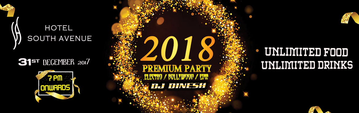 Book Online Tickets for Premium Party NYE 2018 @ Hotel South Ave, Pondicherr. PREMIUM PARTY 2018 @ Hotel South Avenue 
South Avenue hotel, Pondicherry bringing you another premium event, 2nd year in a row, our team look forward to meeting you and delight you party people with our service @ PREMIUM PARTY2018 
join us.