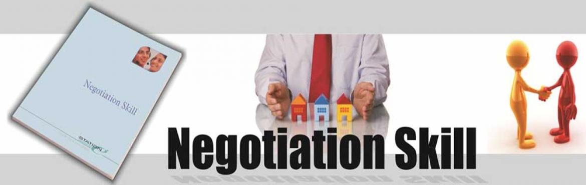 Book Online Tickets for Negotiation Skills , New Delhi.  Negotiation is the principal day-to-day activity of most professionals. Negotiation occurs in business, non-profit organizations, legal proceedings, among nations and in personal situations in everyday life. Every corporate professional whether