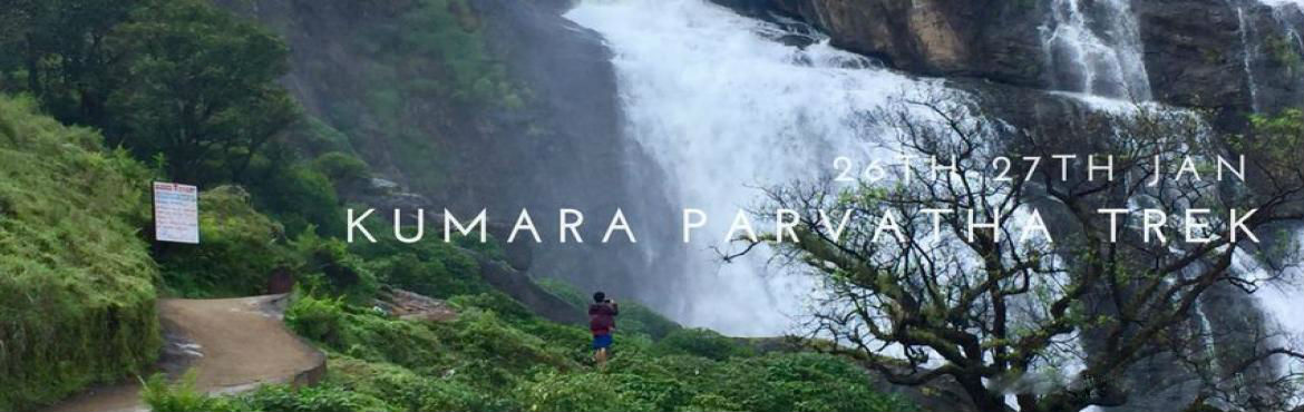 Book Online Tickets for Kumara Parvatha Trek, Bengaluru.  Kumara Parvatha is the highest peak in the Pushpagiri wildlife sanctuary which is a home to animals like elephants and tigers. Malalli Waterfalls is very close to our homestay, with walking distance of 2.5 kms. Shanthamallikarjuna temple offers