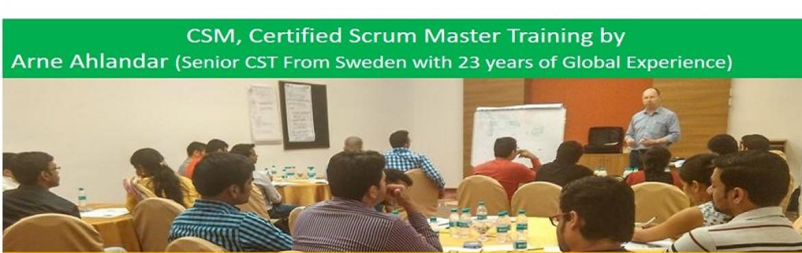 Book Online Tickets for Certified Scrum Master Training by Arne , Gurugram.  OVERVIEW
 Scrum is a framework for developing and sustaining complex products. This definition consists of Scrum’s roles, events, artifacts and the rules that bind them together. Ken Schwaber and Jeff Sutherland d