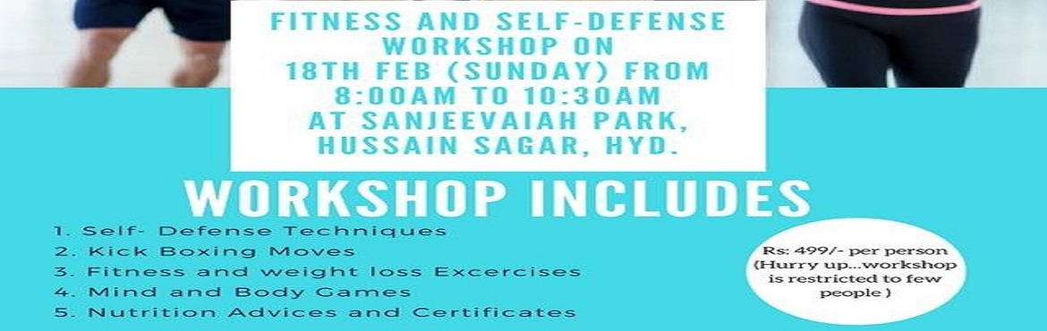 Book Online Tickets for FITNESS AND SELF DEFENCE WORKSHOP, Hyderabad. ALLIANCE OF HEALTHCARE PROFESSIONALS In Association with Fitomenex presents, the best ever Fitness and self defence workshopi.e on 18th feb 2018Get tough in the toughest situations with our self defence techniquesGet In. Get Fit. Get on with Life.Sta