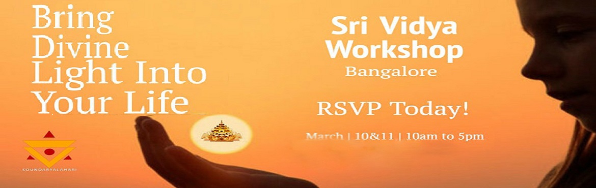 Book Online Tickets for Sri Vidya Basic Workshop, Bengaluru. II Sri Matre Namaha II
Soundarya Lahari Trust is pleased to announce an upcoming Basic Sri Vidya Class by Sri Guru Karunamaya in Bangalore on March 10 and 11.
This is a rare opportunity to learn directly from Sri Guru Karunamaya. Guruji will offer pe