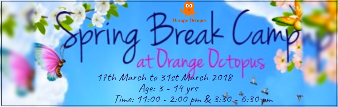 Book Online Tickets for Spring Camp at Orange Octopus, New Delhi.  Spring Camp For Kids.Let this Spring be full of Knowledge, fun,Craft & stories & much more....