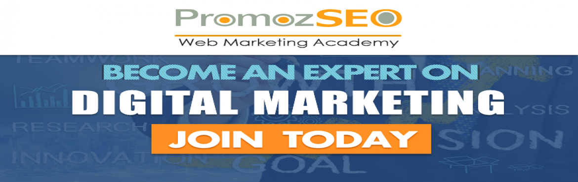 Book Online Tickets for Classroom Internet Marketing Course in K, Kolkata. PromozSEO has come up with an advanced and comprehensive digital marketing course in Kolkata for small size internet entrepreneurs, startup companies and business owners.
 
This internet marketing course includes all major topics of modern digit