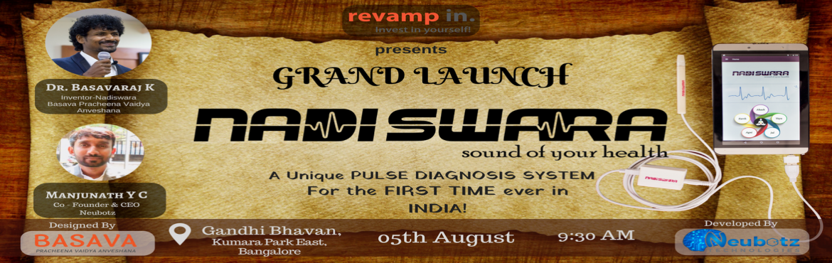 Book Online Tickets for NADISWARA - GRAND LAUNCH, Bengaluru. 