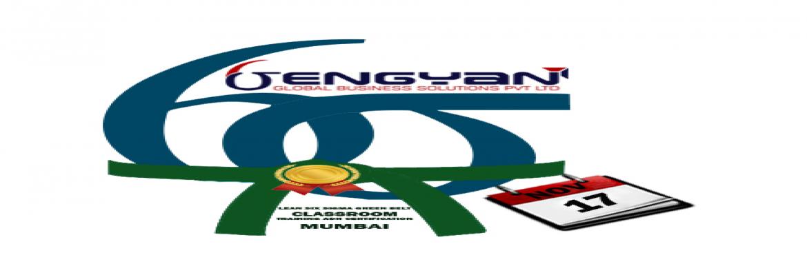 Book Online Tickets for Six Sigma Green Belt Certification Class, Mumbai.  
GenGyan announces Accredited  Lean Six Sigma Green Belt Certification Classroom Training at Mumbai @ 17th   November.  Master Black Belt (Champion) Shylesh Sethia who comes with 26 years of experience and has a very st