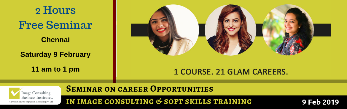 Book Online Tickets for ICBI Seminar on Career Opportunities in , Chennai. When passion for style meets passion for building people, Image Consultants are born!
1 Course. 21 Glam Careers:
Whether it is Benaisha Kharas earning Rs. 1 lakh for one day training and presenting her story at TED Talks, or Nancy Katyal completing o