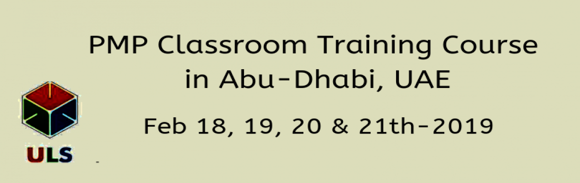 Book Online Tickets for PMP Certification Training Course in Abu, Abu Dhabi. UlearnSystem’s Offer PMP Certification Training Course in Abu-Dhabi, UAE.
PMP Exam Prep Training Course Description:
The course is designed according to the exam pattern the demands of the current time. The PMP CERTIFICATION exam is concentrate