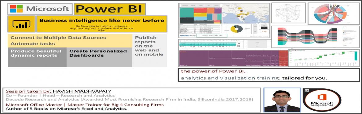 Book Online Tickets for Learn Power BI and Grow In Your Career, Delhi. Welcome to the Training! 
 
If you have been tracking Satya Nadella recently – it seems even Microsoft wants to stop relying on MS Office!

It is not just Satya Nadella.
 
Jeff Bezos recently banned PowerPoint in his me