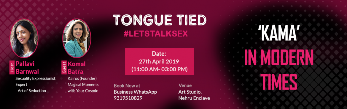 Book Online Tickets for Tongue Tied: Indian Men and Women Talk A, New Delhi. &nbsp;
Shed the Emotional Baggage
Are you happy from within? Are you in a bliss? Your emotional and physical fulfillment starts with asking these questions. It is self-introspection and self-reflection that can help you accept the denial and that unc