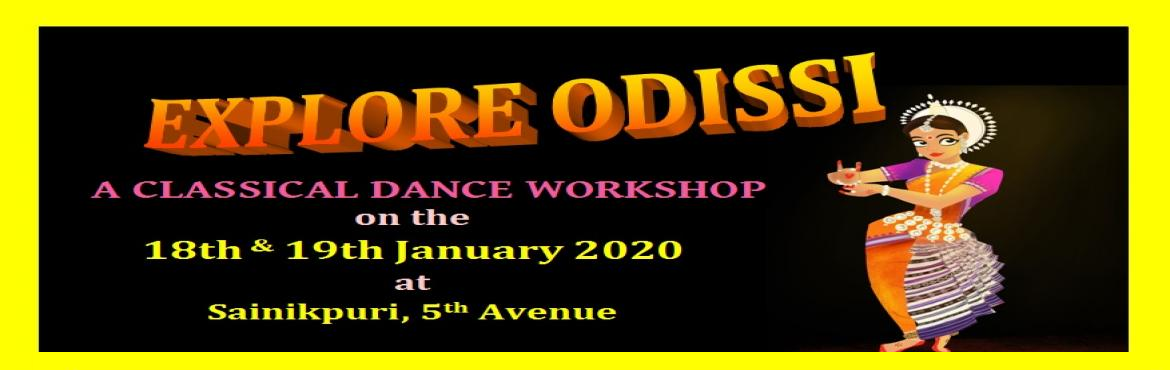 Book Online Tickets for EXPLORE ODISSI, Secunderab. 
2 Day Workshop
Odissi is a classical dance form originating in Odisha. Said to be the oldest dance form, it follows the Natyashastra, and therfore in many ways similar to Bharat Natyam and Kuchipudi, but is much more soft, feminine and exquisitely b
