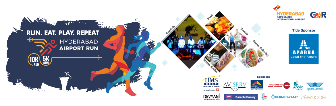 Book Online Tickets for Hyderabad Airport Run 2020, Hyderabad. We are all set to kick off the very first edition of the Hyderabad Airport Run on&nbsp;29th&nbsp;February, 2020.&nbsp;
Run to test your mettle & indulge in the fun and frolic of the carnival spirit. That is what makes it different from the rest.&