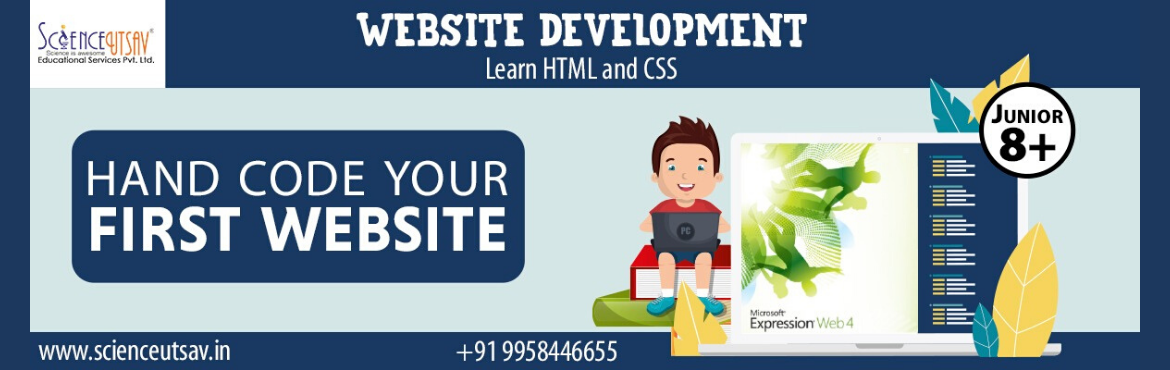 Book Online Tickets for Code Club - Website Development Basics, Mumbai. Make your child create his First Hand-Coded website in just 1.5 hours and engage them productively during this quarantine!!!
Yes, you read that right. With ScienceUtsav\'s Online Website Designing Workshop, make your child\'s screen time worth by enh