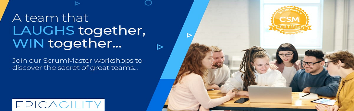 Book Online Tickets for CSM Training India July 2020 by Epic Agi, . Overview:
A Certified ScrumMaster&reg; helps project teams properly use Scrum, increasing the likelihood of the project\'s overall success. CSMs understand Scrum values, practices, and applications and provide a level of knowledge and expertise above