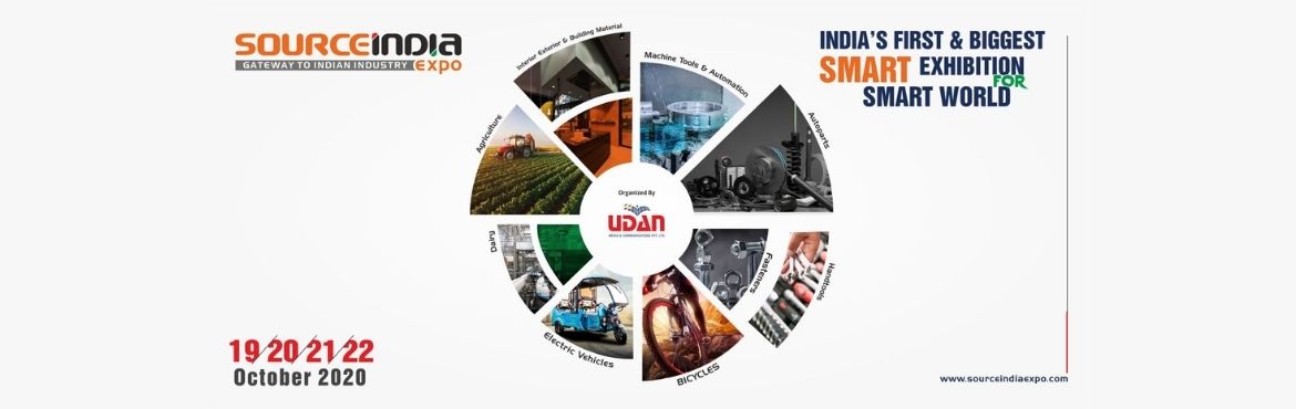Book Online Tickets for SOURCE INDIA EXPO, . UDAN Media and Communications Pvt. Ltd. Presents its first virtual exhibition with various categories on single platform in India and attracts Exhibitors from pan India and visitors from around the world.
Source india&nbsp;is an international busines