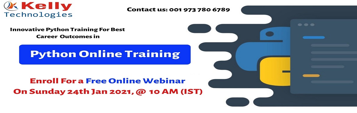 Book Online Tickets for Attend Python Free Webinar On Sun 24th J, Hyderabad.  
About The Event:
Kelly Technologies is now conducting Free Interactive Webinar On Python that will be headed by programming experts in Python. Attending this webinar session on Python will benefit the programming career enthusiasts a lot as th