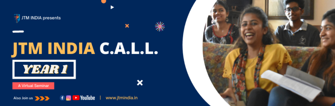 Book Online Tickets for FREE Virtual JTM INDIA C.A.L.L. Year 1 -, . 
Register Now!
for the FREE Virtual Seminars:JTM India C.A.L.L. Year 1(Catholic Academy for Life Leadership)
 
The corona-virus has re-framed much of our ministry and work this year, but our mission continues! We have decided