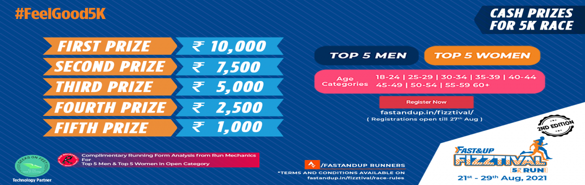 Book Online Tickets for FastAndUp Fizztival Run 2nd Edition, . &nbsp;We\'re back for you, runners.
&nbsp;
It\'s time for you to level up your daily run.
*Fast&Up Fizztival Run, 2nd Edition* is here.&nbsp;
&nbsp;
The competition is here. Register now. Run your own route.&nbsp;
Event will be held in between: 2