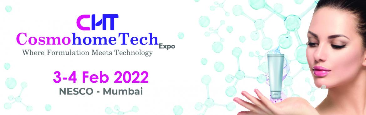 Book Online Tickets for Cosmohome Tech Expo 2022, Mumbai. Cosmohome Tech Expo is India’s Biggest Manufacturing Solutions Trade Show for the Cosmetic, Personal care, Cosmeceutical, Perfumery & Soap, detergent, toiletries market.
Cosmo Tech (now in its 9th Edition) is conceptualized on bringing the 