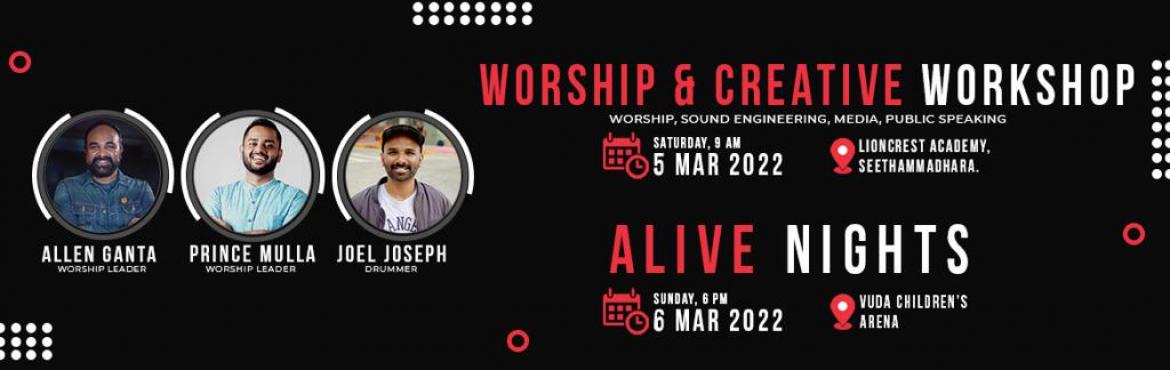Book Online Tickets for Worship and Creatives Workshop, Visakhapat. Are you passionate about creativity and wanting to develop creative skills?
Then join us for a Worship and Creatives Workshop on Saturday, March 5, with different Tracks consisting of Worship, Sound Engineering, Media, and Public Speaking hosted by B