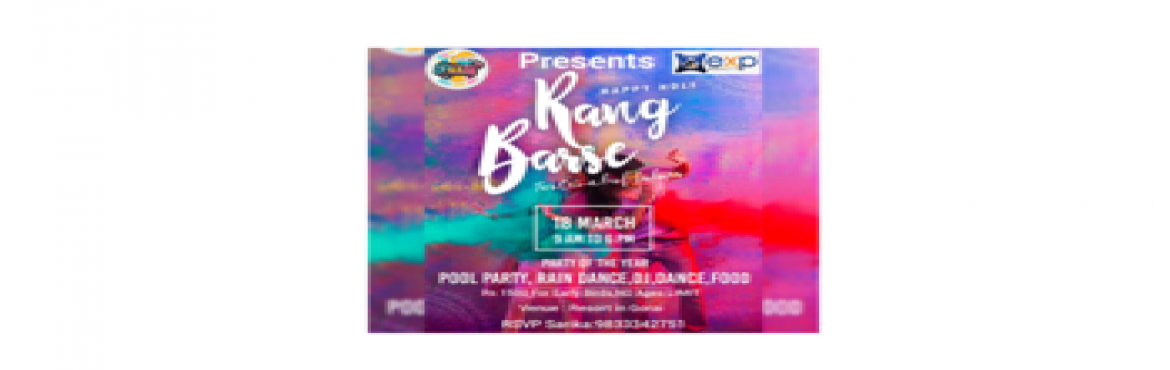 Book Online Tickets for Holi Celebration Mumbai - Rang Barse 202, Mumbai. 
&nbsp;
Come and Join us for Biggest Holi Celeberation in Town ,Contact Sarika :9833342751 for More Details