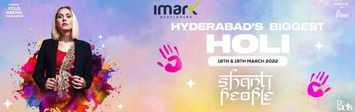 Book Online Tickets for HOLI FESTIVAL with SHANTI PEOPLE, Hyderabad. Let&rsquo;s celebrate Holi Festival with Shanti People
We gather to celebrate the auspicious festival of colours with the colourful and energetic vibes of Hyderabad\'s favourite - Shanti People.
Get enchanted as the stage is set for a mood like never
