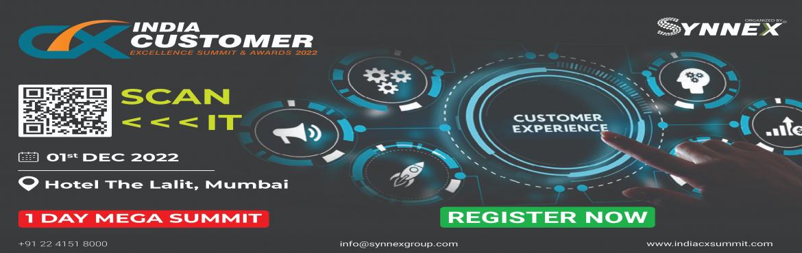 Book Online Tickets for India CX Summit and Awards 2022 , Mumbai. The global pandemic has transformed the consumer behaviour rapidly and more likely for good. More consumers than ever turned online, including baby boomers and traditionalists whohad previously only engaged offline. Businesse