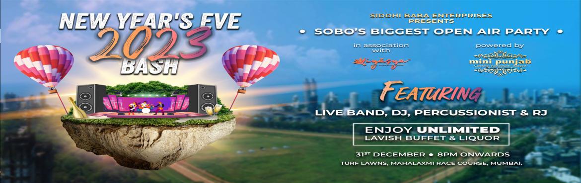 Book Online Tickets for New Year Eve Bash 2023 , Mumbai. &nbsp;South Mumbai Biggest Open Air Party, Bollywood DJ & Live Band
( APPLY CODE:: \