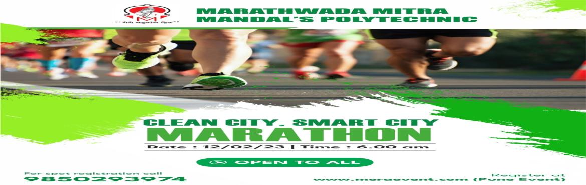 Book Online Tickets for Clean City Smart City Marathon, Pune. &nbsp;
\
