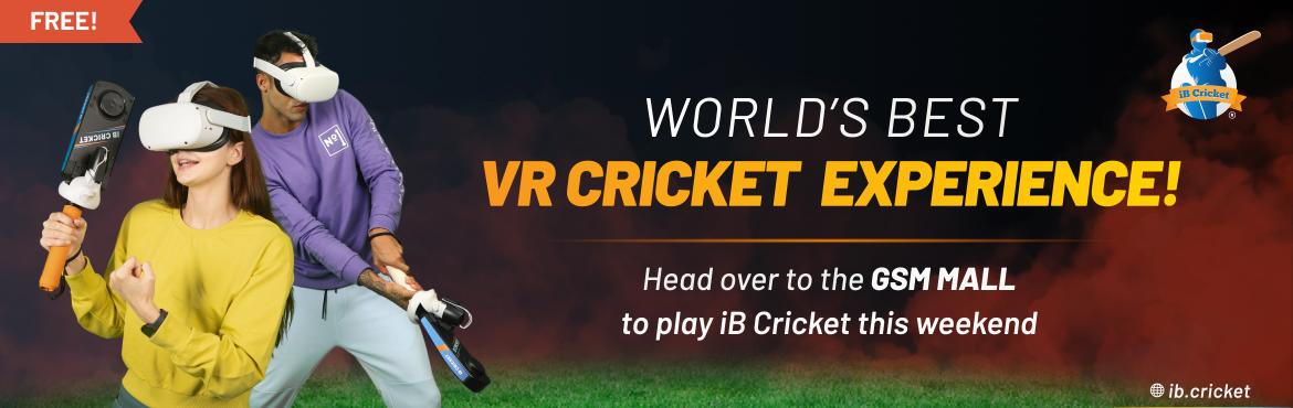 Book Online Tickets for Play iB Cricket: Worlds Best VR Cricket, Hydreabad. What’s the buzz about?


Enjoy the World\'s Best Virtual Reality cricket experience with iB Cricket. You’ll feel like you\'re really on the pitch, batting in world-class stadiums with thousands of fans cheering you on! Play