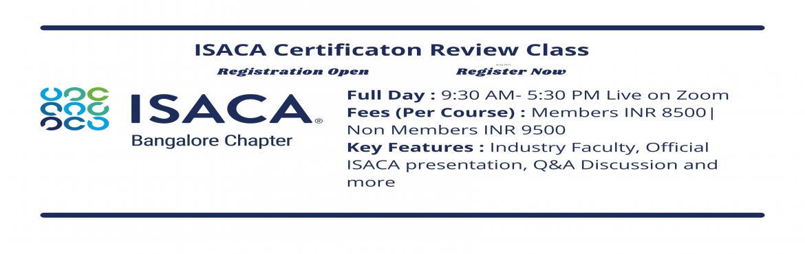 Book Online Tickets for ISACA Bangalore Chapter Certification Re, . &nbsp;





Certified Data Privacy Solutions Engineer (CDPSE)
&nbsp;


&nbsp;
&nbsp;
&nbsp;


Certified Data Privacy Solutions Engineer (CDPSE)
Date
Day


Domain 1: Privacy Governance
15-Jul-23
Sat


Domain 2: Privacy Architecture
16-Jul-23
sun


Dom