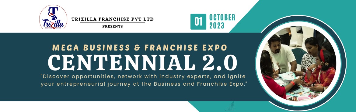 Book Online Tickets for BUSINESS AND FRANCHISE EXPO, Coimbatore. &nbsp;A Business and Franchise Expo CENTENNIAL-2.0&nbsp;is an event designed to bring together aspiring entrepreneurs, existing business owners, and franchisors in a single platform. The expo typically features a wide range of exhibitors, educational