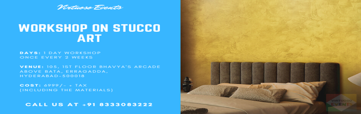 Book Online Tickets for Workshop on Stucco Art, Hyderabad. Learning how to apply stucco paint on walls is a valuable skill for anyone interested in interior design or renovation. Stucco adds depth, texture, and a unique aesthetic to interior spaces, transforming them from ordinary to extraordinary.
Carbolink