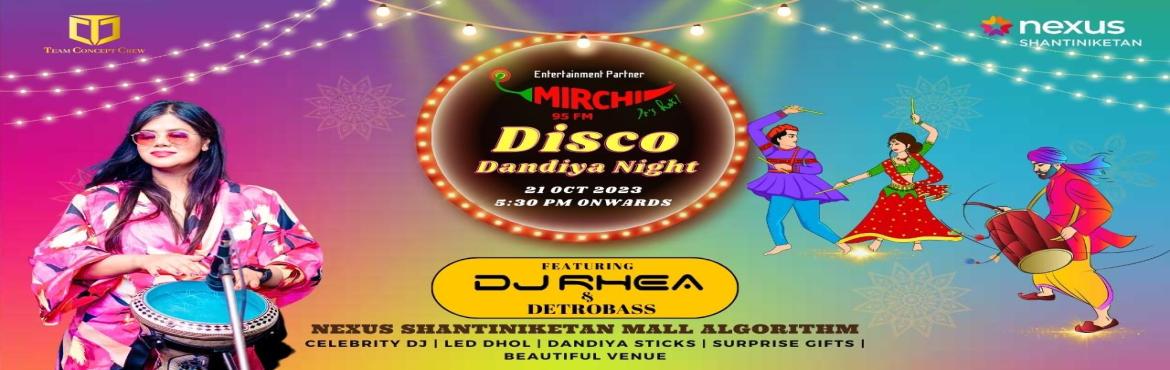 Book Online Tickets for DISCO DANDIYA NIGHT | NAVRATRI 2023, Bangalore.  Heyyy!! DHOLI THARO DHOL BAAJEEE!!! 
TCC is back again! Bringing you one of the most awaited and Unique Dandiya nights of all time!! The DISCO DANDIYA NIGHT!!
Excited to experience the most amazing event of the year? Then, What are you wai