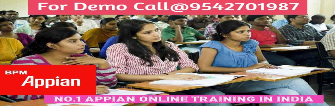 Book Online Tickets for Call@7993762900. No.1 Appian BPM Online , Hyderabad. &nbsp;Call@7993762900. Genius it Offers Appian Certification Training in Hyderabad helps you start a journey of excellence in Basics of Appian, Overview of Appian Design, Application Lifecycle, UX Design, Interacting with Appian, Complex Reporting, A