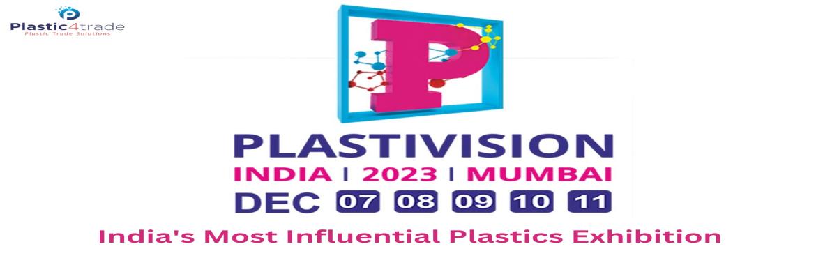 Book Online Tickets for Plastivision - Upcoming India And Intern, Mumbai. Plastivision bring it\'s another Upcoming International Plastic Exhibition 2023 that promises to be another exceptional edition, focusing on promoting sustainable practices and fostering cross-border collaboration in the plastics industry. It provide