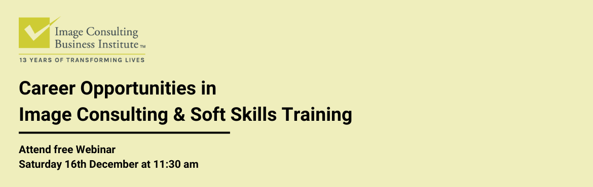 Book Online Tickets for Career Opportunities in Image Consulting, New Delhi. Career Opportunities in Image Consulting & Soft Skills Training
You could be a working professional, on sabbatical, homemaker or a&nbsp;youngster wanting to start something of your own. Image Consulting and Soft Skills Training provides one of th
