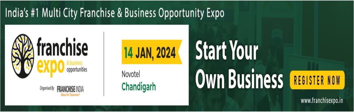 Book Online Tickets for Franchise Expo 2024 Chandigarh, Chandigarh. Franchise Expo is a new initiative by Franchise India Holdings Limited that offers a platform for investors and entrepreneurs to engage in one-on-one meetings fostering connections and business growth The upcoming Franchise Expo & Busin