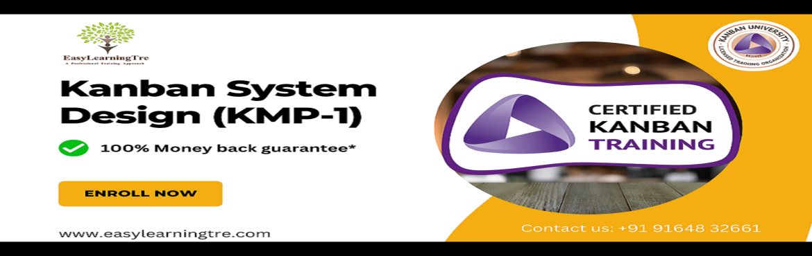 Book Online Tickets for Kanban System Design (KSD) Training and , . &nbsp;We are coming up with KMP-1 Certification & Training Online (LVC) on&nbsp;22-23 June 2024(10:30AM-06:30PM-GMT) Weekend.
**************************************************************************

Contact:Email: info@easylearningtre.comCall/