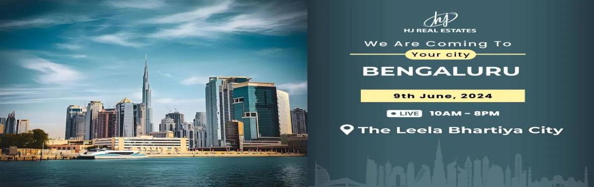 Book Online Tickets for Upcoming Dubai Real Estate Expo in Benga, Bengaluru. 




On June 9th, there\'s a free event in Bengaluru to learn about buying property in Dubai!  Talk to Dubai real estate experts one-on-one and get personalized advice. 
They\'ll show you the best places to live and invest in Dubai, with sp