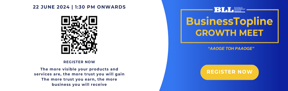 Book Online Tickets for BusinessTopline Growth Meet, Mumbai. BusinessTopline Growth Meet is a gathering of business owners and leaders with the aim is to provide a platform for businesses to come together and focus on strategies and practices that drive top-line growth, which essentially means increasing reven