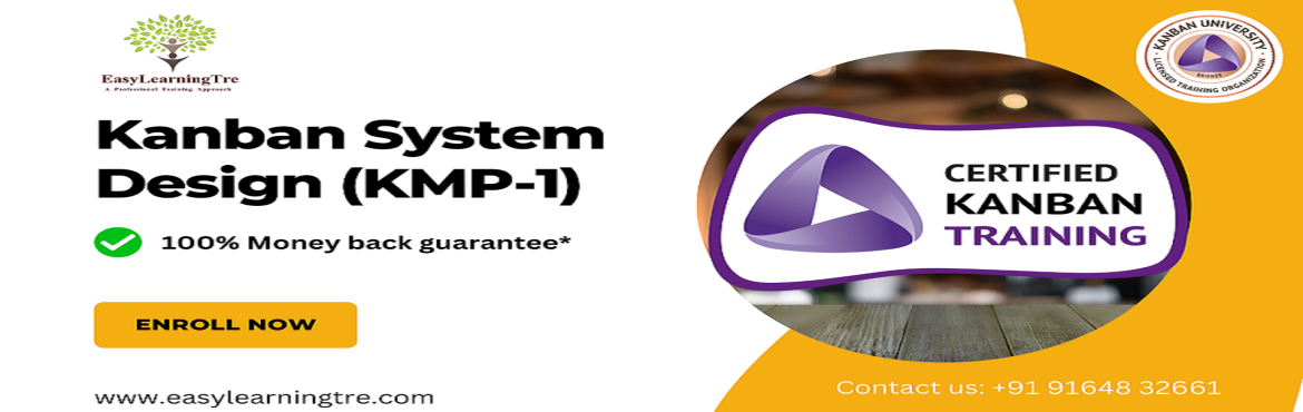 Book Online Tickets for KMP1: Kanban System Design (KSD) Trainin, .  We are coming up with KMP-1 Certification & Training Online (LVC) on 13-14 July 2024 (09AM-05PM IST) Weekend.
______________________________________________________________________________
Train with a globally acclaimed PKT.
 Get Lifetime 