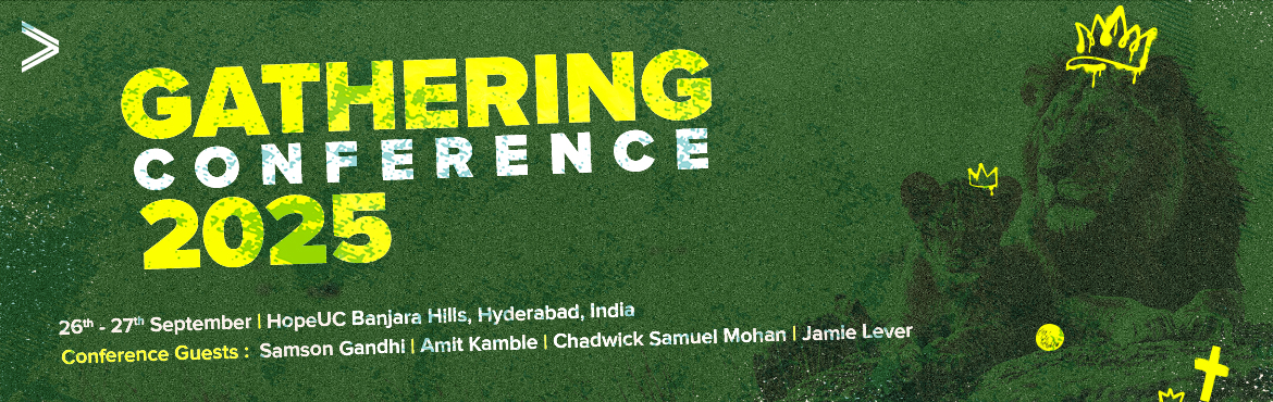 Book Online Tickets for Gathering 2025, Hyderabad. Once again, we are uniting the Body of Christ for an unforgettable experience filled with powerful worship, transformative teaching, and genuine fellowship. Gathering 2025 is more than an event, it’s a divine appointment to be refreshed, equipped,